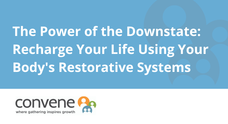 The Power of the Downstate: Restore Your Life Using Your Body's Own Restorative Systems